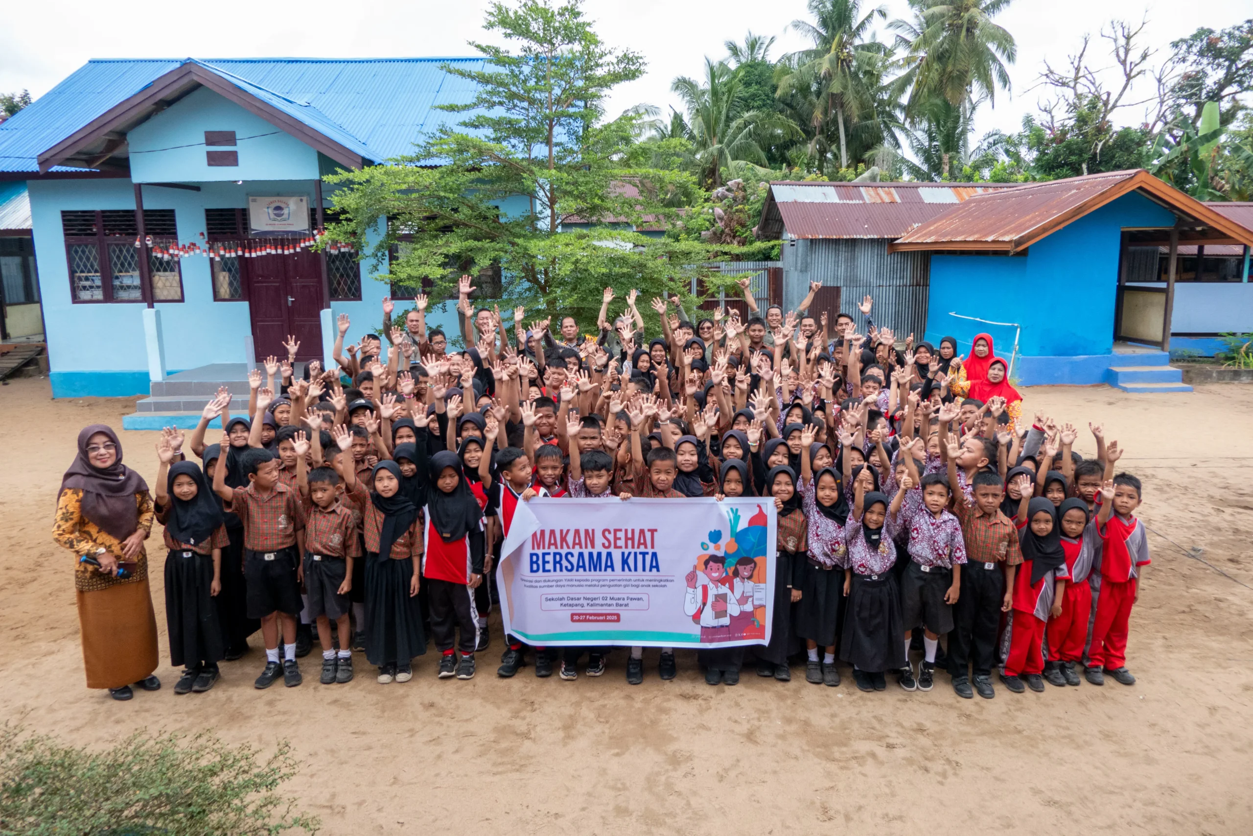 Dukung Anak Sehat dan Berprestasi, YIARI Adakan Kegiatan Makan Bergizi