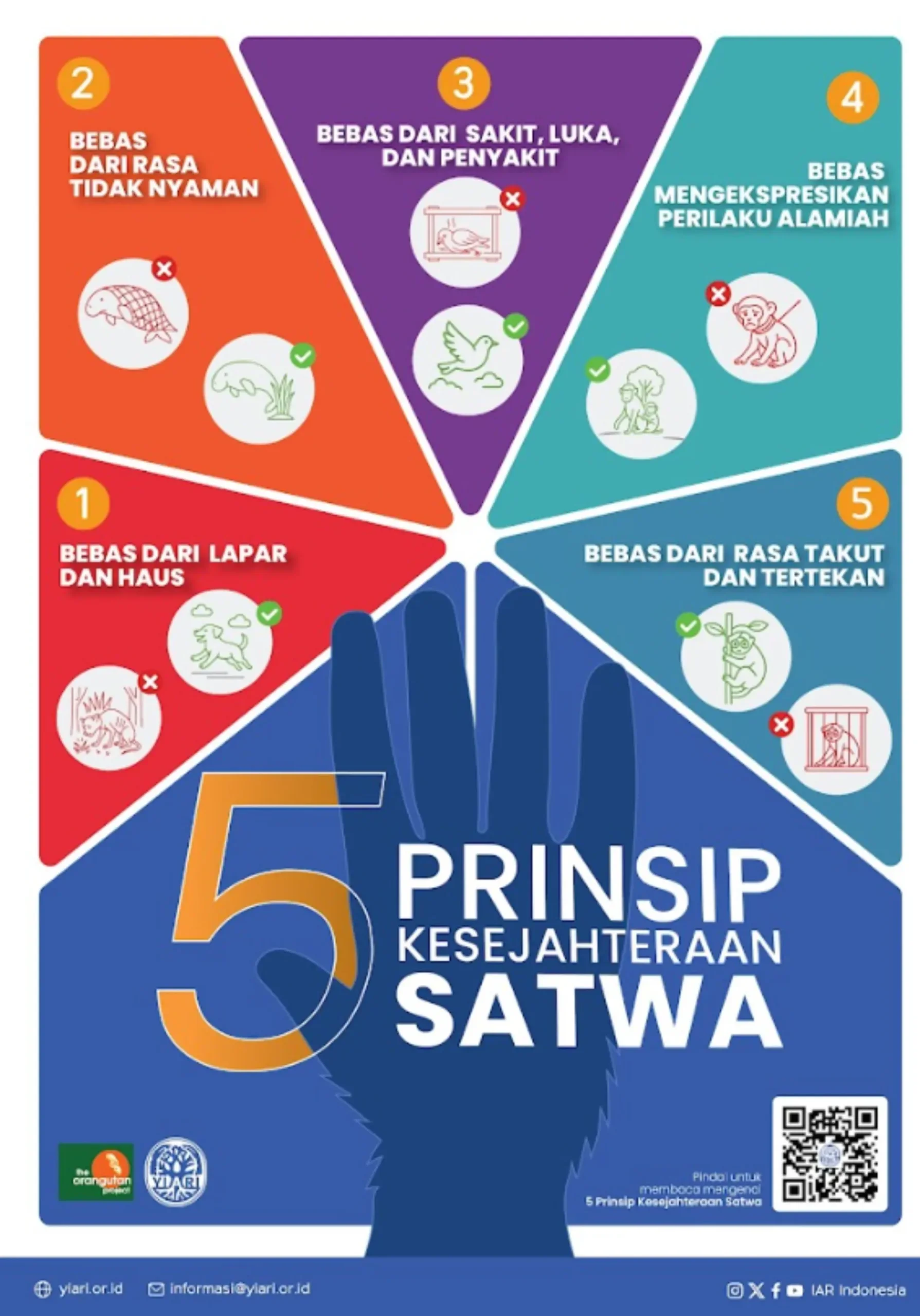 5 Prinsip Kesejahteraan Satwa