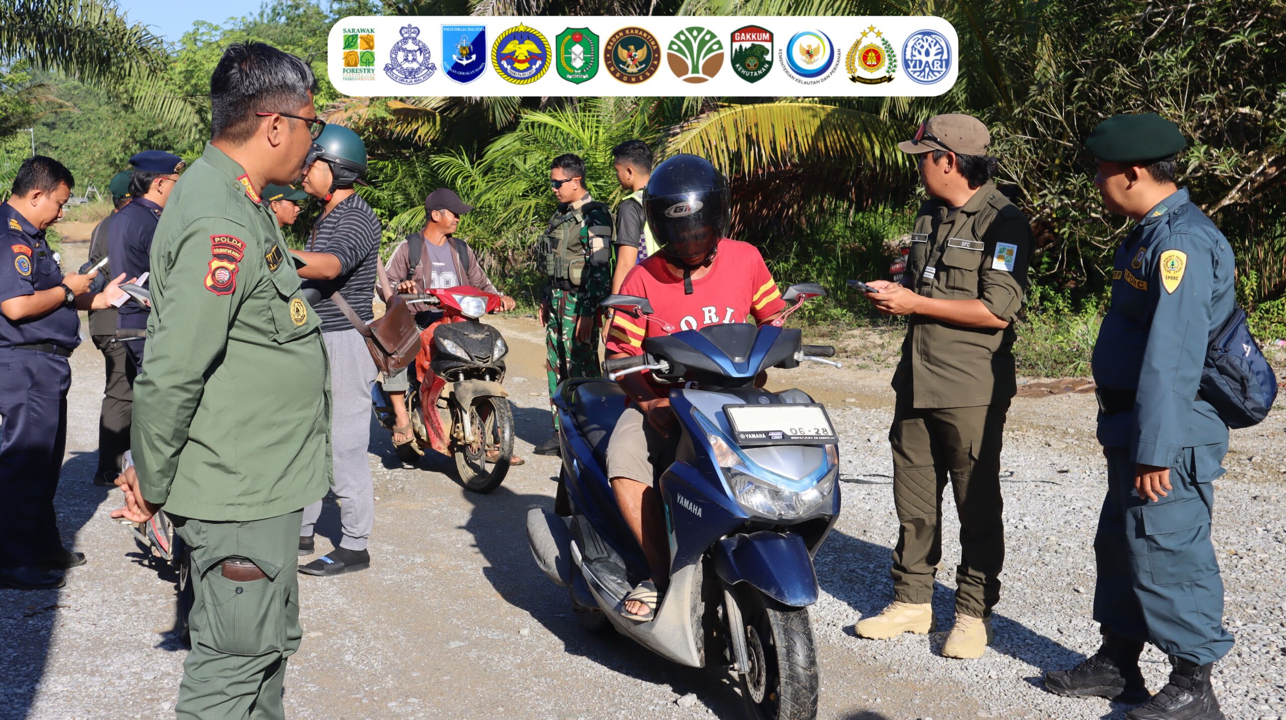 Tim Gabungan Indonesia-Malaysia Lakukan Patroli Perbatasan Guna Mencegah Peredaran Tumbuhan dan Satwa Liar Ilegal di Kawasan Jagoi Babang – Serikin